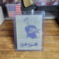 2013 Power Showcase Auto Print Plates Yellow #JS2 Jacob Schmidt 1/1 SSP RARE 