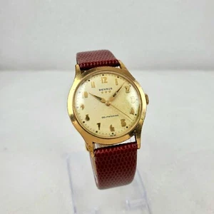 RARE VINTAGE BENRUS 3 STAR SWISS AUTOMATIC  SELFWINDING ELECTROPLATE BEZEL WATCH - Picture 1 of 11
