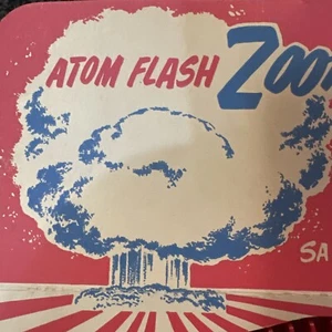 vintage ORIGINAL ATOM FLASH ZOOMERAY plastic SPACE RAY GUN  Mint In Box Package - Picture 1 of 7
