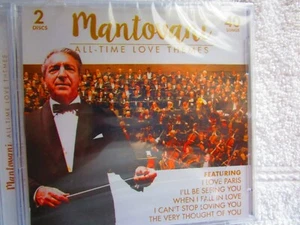 MANTOVANI All Time Love Themes 2 Disc CD Crack in Front of Case NEW - Picture 1 of 2