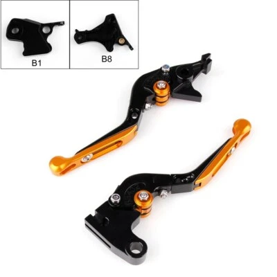 Adjustable Folding Extendable Brake Clutch Levers For BMW F800S/R/ST/GS Gold #3 Foto 1 de 3