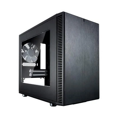 Define Nano S Black Window PC Gehäuse Midi Tower mit seitlichem Fenster Case ... - Bild 1 von 4