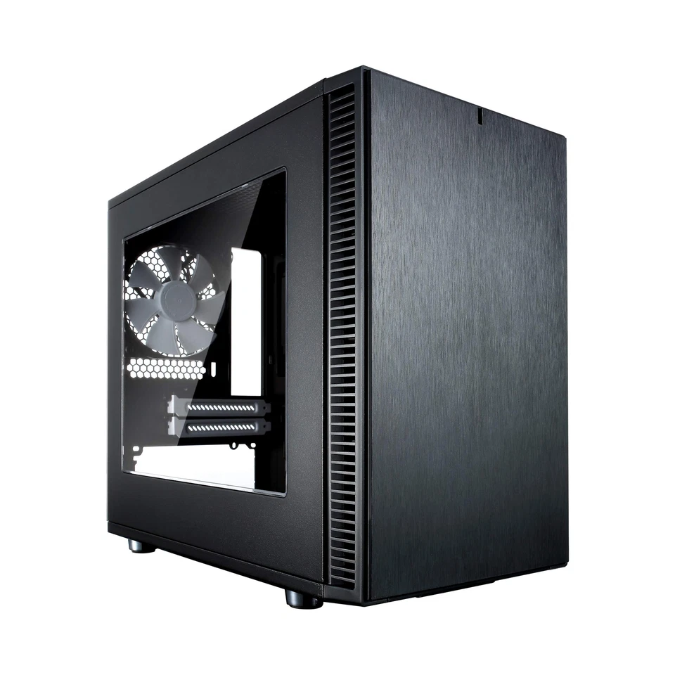 Define Nano S Black Window PC Gehäuse Midi Tower mit seitlichem Fenster Case ... - Bild 1 von 4