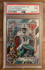 2021 Panini VIP Jaylen Waddle Rc Rookie Pulsar Laser #RC5 Dolphins Psa 9  Pop4 - Imagen 1 de 3