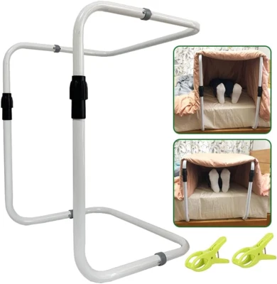 Палатка-подъемник одеяло подставка кровать простыня подъемная штанга поддержка медицинская палатка регулируемая черная - Изображение 1 из 4