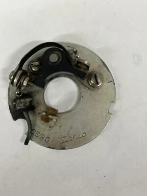 1966-69 HONDA CM91 CM 91 SPARK POINTS BACKING PLATE  - Image 1 of 3