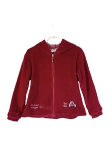 Designer Deux Par Deix Velour Tracksuit Jacket Pants Girls Size 7 - Picture 1 of 12