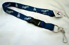 LA Dodgers Blue with White Letters & Logo Detachable Lanyard Keychain-Brand New!