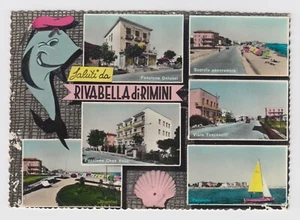 ER RN 11 Greetings from Rivabella di Rimini travelled 1960 - Picture 1 of 1