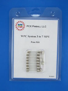 Kit de fusibles para máquina de pinball Williams Disco Fever 1978 - Sistema 3 (10 fusibles) - Imagen 1 de 2