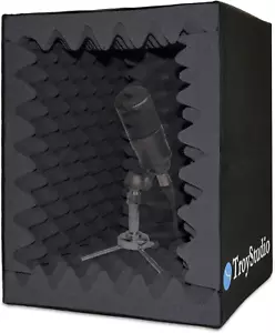 TroyStudio Portable Sound Recording Vocal Booth Box - |Reflection Filter & Mi... - Picture 1 of 13