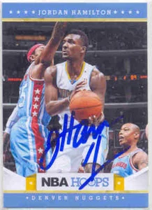 JORDAN HAMILTON DENVER NUGGETS SIGNED CARD HOUSTON ROCKETS CLIPPERS PELICANS - Picture 1 of 1