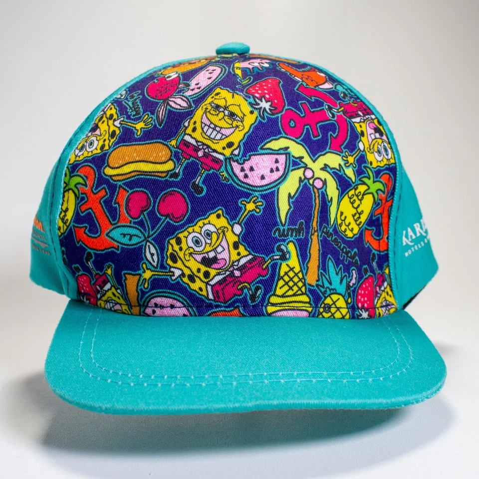 Pantalones Cuadrados Bob Esponja Talla Juvenil Sombrero Correa Nickelodean Hotels and Resorts Foto 1 de 4