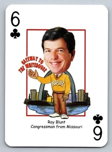 Vintage politische Spielkarte mit John McCain & Roy Blunt - Bild 1 von 2