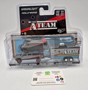 Greenlight Hollywood The A Team 2015 Chevrolet Silverado 1983 GMC Vandura Chase - Bild 1 von 2