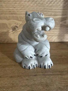 Quarry Critters Sammlerstück groß Harry das Nilpferd lachend zweite Natur Design - Bild 1 von 3