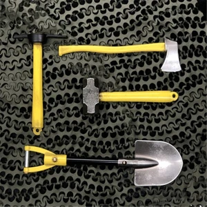 4PCS Metal Hammer Hoe Shovel Axe Parts Set For 1/10 RC Crawler TRX4 SCX10 D90 - Picture 1 of 9