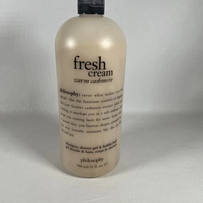 Philosophy Fresh Cream Warm Cashmere Shampoo, Shower Gel & Bubble Bath 32 Oz - Image 1 of 4