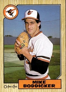 1987 O-Pee-Chee Mike Boddicker - Bild 1 von 2