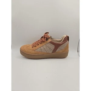 NWB Jambu Sandy Womens Suede Leather Shoes Lace Up Side Zip Brown Sneaker 8M - Picture 1 of 6