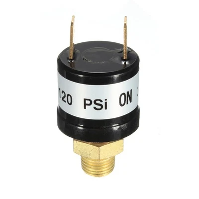 90-120PSI Air Compressor Pressure Control Switch Valve Horn 1/8'' 12V/24V C - Image 1 of 4