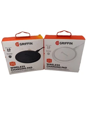 2pk Griffin - Almohadilla de carga inalámbrica negra y blanca 10 vatios Foto 1 de 3