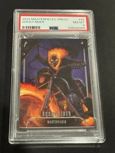 2024 Marvel Masterpieces Nahuel Grego - Ghost Rider /1499 - PSA 8 - Bild 1 von 2