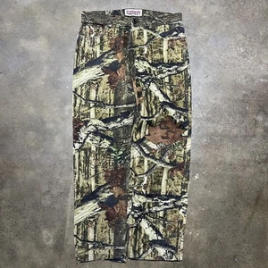 Pantalones grunge vaqueros camuflados vintage Y2k roble musgo 34x30 - Imagen 1 de 4