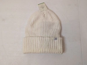 Alpine Design Womens Cream Slouchy Waffle Beanie, One size - Picture 1 of 4