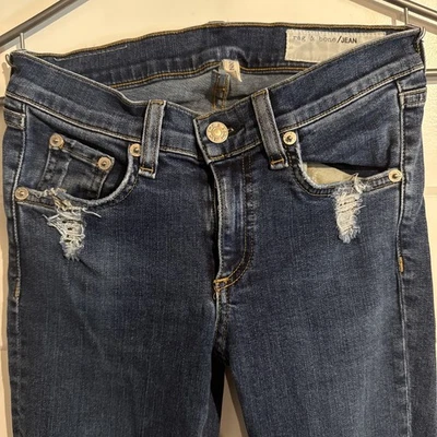 Rag & Bone Low Rise Skinny Jeans La Paz Women's  Size 25 Nearly New Blue Jeans - Image 1 of 4