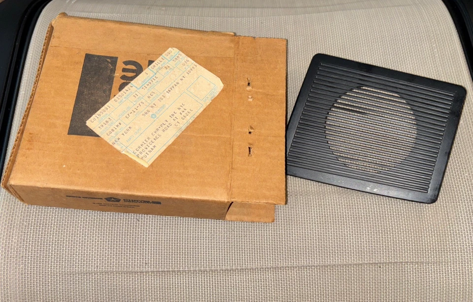 NOS 1975-1979 Chrysler Cordoba Dodge Charger Instrument Speaker Grille 3501424 - Image 1 of 4