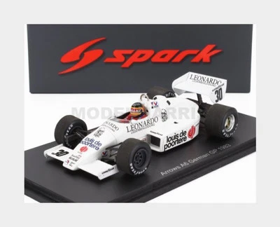 SPARK-MODEL S5791 ARROWS - F1 A6 N 30 GERMANY GP 1983 THIERRY BOUTSEN - WHITE -  - Immagine 1 di 2