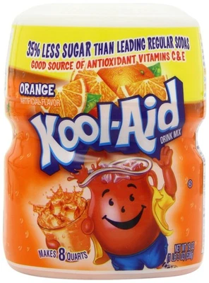 Kool Aid Orange Drink Mix Concentrate 19 Oz Pack Of 4 Makes 32 Quarts - Image 1 of 4