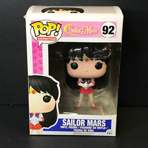 Funko Pop Animation #92 Sailor Moon Sailor Mars Original Bilingual Canadian Box