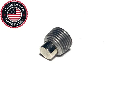 Renascent Mfg 1/8 дюйма NPT нержавеющая магнитная сливная пробка Harley Davidson PN 739A - Изображение 1 из 3