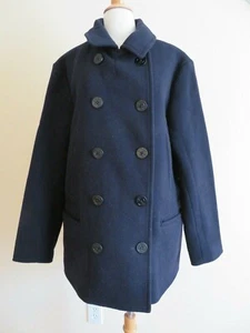 NEU J.CREW DOCK PEACOAT MIT THINSULATE, H0485, GRÖSSE XL, SCHWARZ, $ 298 - Bild 1 von 7