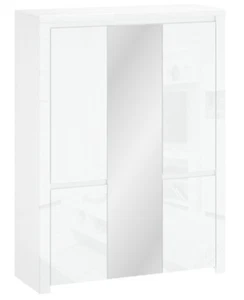 5-türiger Kleiderschrank LINGO 5D Wohnzimmerschrank mit Spiegel Breite 151cm - Bild 1 von 5