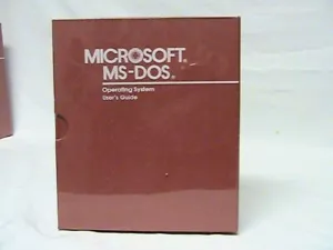 1 NEU VERSIEGELT MICROSOFT MS-DOS BETRIEBSSYSTEM BENUTZERHANDBUCH - Bild 1 von 3