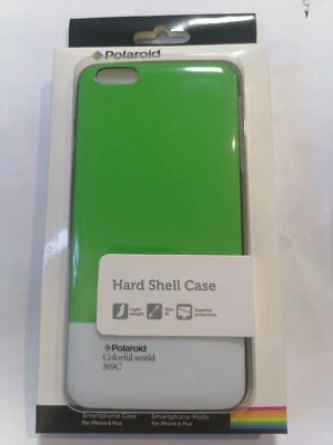 Cover posteriore lucida Design verde e bianca per iPhone 6 Plus Polaroid - Immagine 1 di 3