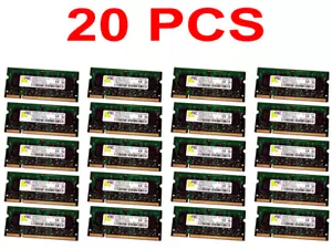 20X Aeneon 256MB SODIMM PC2-4200 DDR2-533MHz Laptop Memory RAM AET560SD00-370 - Picture 1 of 2