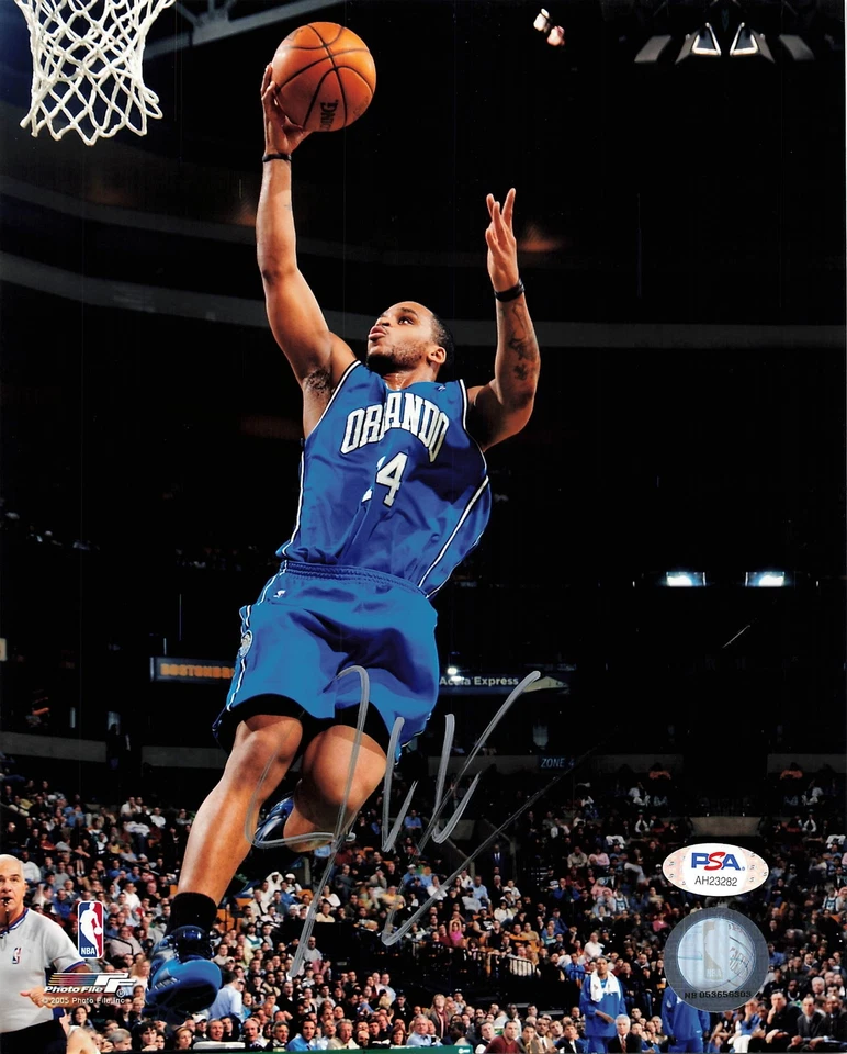 Jameer Nelson signed 8x10 photo PSA/DNA Orlando Magic Autographed - Image 1 of 1