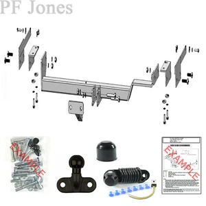 PCT Towbar for Toyota Yaris 3 / 5 Door Hatchback 1999-2005 - Flange Tow Bar - Picture 1 of 4