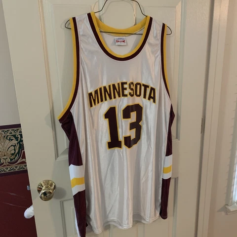 Vintage IZAW Minnesota Basketball Jersey Size XL #13 NCAA College Cover