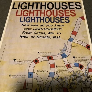 Lighthouses, Lighthouses, Lighthouses Board Game - History & Trivia - New Rare - Picture 1 of 24