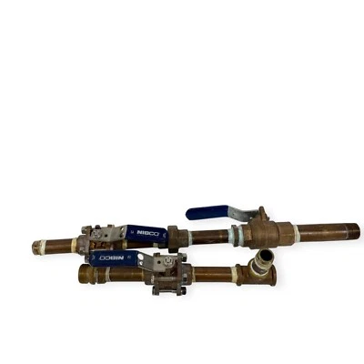 Nibco MSS SP-110 Ball Valve, Pipe Fittings Assorted Parts - Image 1 of 4