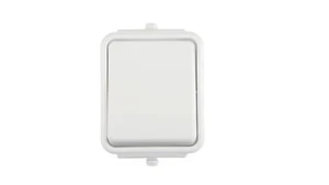 Cedar Hermetischer einpoliger Schalter IP44 10A weiß WNt-100C WNT100C01 - Bild 1 von 1