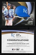 2022 Topps Update Black /299 Bobby Witt Jr #BH-BW Rookie RC