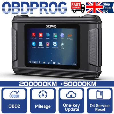 OBDPROG Odometer Correction Mileage Adjust Oil Reset OBD2 Scan Diagnostic Tool - Image 1 of 4
