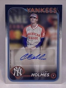 2024 Topps Update Clay Holmes All Star Game Auto #ASGA-CH New York Yankees - Picture 1 of 4