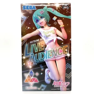 Hatsune Miku LIVE AUDIENCE Figura Autentica Luminasta Vocaloid SEGA - Foto 1 di 8